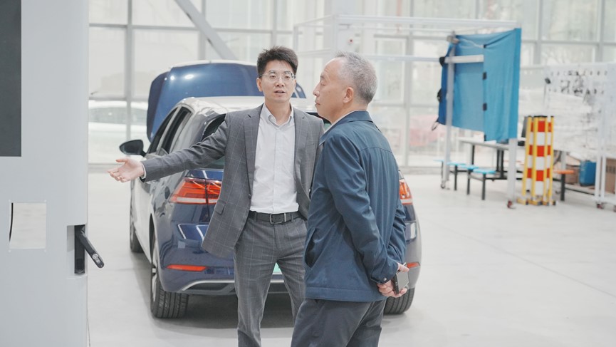 Leaders of Funing County Economic Development Zone Inspect Evergreen Dynamics Technology, Affirm Its Leading Position in Energy Storage-Charging Pile Field